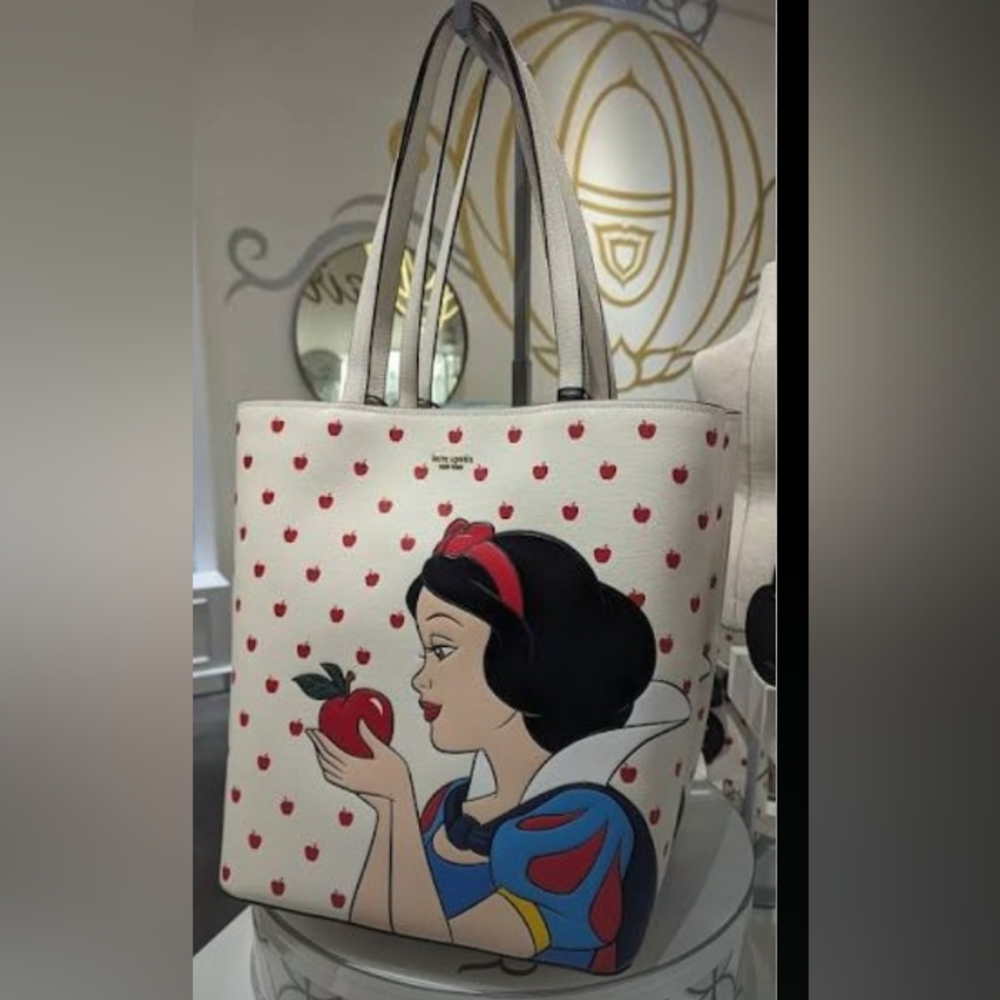 Disney X Kate Spade New York " Snow White " 🍎 Waverly Tote Bag ❤️ - Picture 8 of 11